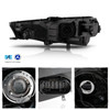 For 2017-2019 Audi A4 S4 [HID/Xenon] LED Bar DRL Projector Chrome Headlight Pair