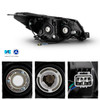Fit 2014-2016 Subaru Forester OE Halogen Style Chrome Headlights - Driver Side