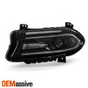 For 15-21 Dodge Charger HID/Xenon Projector LED Black Headlight Driver w/o Logo