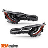 For 2020-2022 Toyota Corolla SE XLE XSE LED Signal Projector Black Headlamp Pair