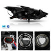 For 2016-2018 Maxima S SL SV Black Projector Headlights W/DRL Led 16-18 Lights