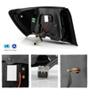For 08-11 Subaru Impreza WRX Sedan [Full LED] Running Tube Red Tail Lights Pair