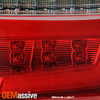 For 08-11 Subaru Impreza WRX Sedan [Full LED] Running Tube Red Tail Lights Pair