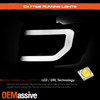 For 2009-2014 Ford F150 Halogen Projector [Built-In LED] Black Headlights C-Tube
