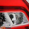 For 2016 2017 2018 Sentra Sedan Chrome Red Clear Tail Lamp Outer Passenger Right