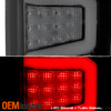 Fit 2016-2021 Nissan Titan LED Tube Tail Brake Lamps - Black Smoke