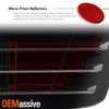 Fit 2016-2021 Nissan Titan LED Tube Tail Brake Lamps - Black Smoke