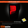 For 2016-2021 Nissan Titan LED Tail Lights Brake Lamps Black Housing Assemblies