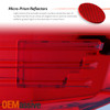Fit 2016-2021 Nissan Titan LED Light Tube Tail Brake Lamps - Red Smoke