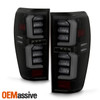 For 2019-2024 GMC Siera 1500 2500HD 3500HD Tube Full LED Black Smoked Tail Light
