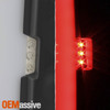 For 2014-2018 GMC Sierra 1500 2500HD 3500HD [C-Tube] LED Black Tail Lights Pair