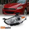 For 2013-2016 Dodge Dart [Halogen Type] Projector Headlamp Driver w/Chrome Bezel