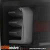 For 19-23 GMC Siera 1500 2500HD 3500HD [Non-LED] Tube LED Black Smoke Tail Light