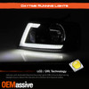 Fit 2004-2008 Ford F-150 Switchback LED w/DRL Headlights Pair Housing - Black