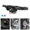 For 2020+ Toyota Corolla L LE US Built Model LED Projector Headlights - Black