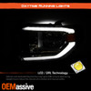 For 2018 2019 2020 Toyota Tundra Pickup w/DRL Tube Bar LED Chrome Headlight Pair