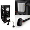 For 09-14 Ford F150 [Full LED] Projector Black Headlight+Chrome Smoke Tail Light