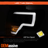 For 2009-2014 Ford F150 [Full LED] Projector Black Headlights+Light Bar TailLamp