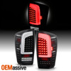 For 2016-2022 Toyota Tacoma Black Tail Light Pair Full LED Signal C-Tube Parking