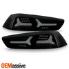 For 08-17 Mitsubishi Lancer Evolution LED Black Smoke TailLamp Sequential Signal