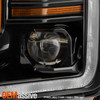For 18-20 F150 LED Projector Black Headlights w/ Sequential Signal Clear Parking