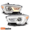 For 16-23 Toyota Tacoma SR / SR5 LED Light Tube Headlights & Tail Lamps Set