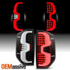 For 2014-2021 Toyota Tundra Tube Bar [Full LED] Black Tail Light Brake Lamp Pair