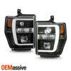 For 08-10 Ford F250/F350 SuperDuty SwitchBack Signal Projector Black Headlights