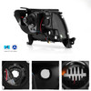 For 2005-2011 Toyota Tacoma Pickup LED Light Tube Projector Black Bazel Headlights