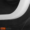 For 2005-2011 Toyota Tacoma Pickup LED Light Tube Projector Black Bazel Headlights