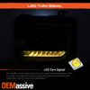 For 2014-2018 GMC Sierra FULL LED Headlights w/Sequential Turn Signal light 14-18