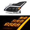 Fit 2008-2015 G37 / Q60 Coupe Switchback Full LED Headlights w/Led Corner Light