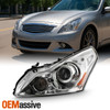For 10-13 G37 / 11-12 G25 4-Door [HID/Xenon] Projector Chrome Headlight Driver
