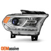 For 2016-2020 Dodge Durango LED DRL Halogen Chrome Projector Headlamp Passenger