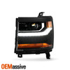 For 2016-2018 Chevy Silverado 1500 [HID/Xenon] Projector Black Headlight Driver