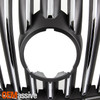 For 2012-2017 Buick Verano Front Bumper Upper Center Grille Chrome/Black Molding