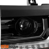For 2016-2018 Chevy Silverado 1500 [HID/Xenon] Projector Black Headlights Pair
