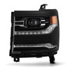 For 2016-2018 Chevy Silverado 1500 FULL-LED Projector Beam Black Headlamp Driver