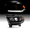 For 2016-2020 Dodge Durango Halogen Black Projector Headlight Driver w/ LED DRL