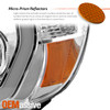 For 2005-2011 Toyota Tacoma TRD LED C-Light Bar Projector Chrome Headlight Pair