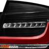 For 12-15 BMW F30 3-Series Sedan Full LED Black Tail Lights w/Sequential Signal