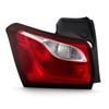 For 2018-2020 Chevy Equinox w/ Incandescent Chrome Red Tail Light Outer Driver