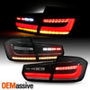 For 12-15 BMW F30 3-Series Sedan LED Black Smoke Tail Lights w/Sequential Signal