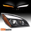 Fits 2018-2024 Freightliner Cascadia OE Full-LED Black Headlights - Right
