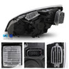 Fits 2018-2024 Freightliner Cascadia OE Full-LED Black Headlights - Right