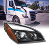 Fits 2018-2024 Freightliner Cascadia OE Full-LED Black Headlights - Right