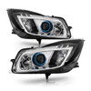Fit 2011-2013 Buick Regal LED DRL Projector Headlights Lights Lamps Left + Right