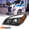 Fit 18-23 Freightliner Cascadia OE Full-LED Headlights Black Housing Left Side