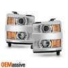 For 2015-2019 Chevy Silverado 2500HD 3500HD Headlights light Left + Right 15-19