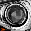 For 2014-2024 Toyota 4Runner OE Projector Headlight Chrome Housing - Left